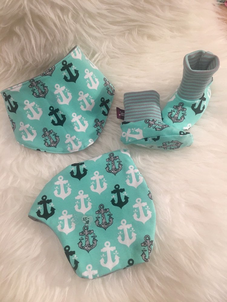 Babyset 3Teilig Design "Anker" Babyset 3Teilig Design "Anker" von MadeForMailin