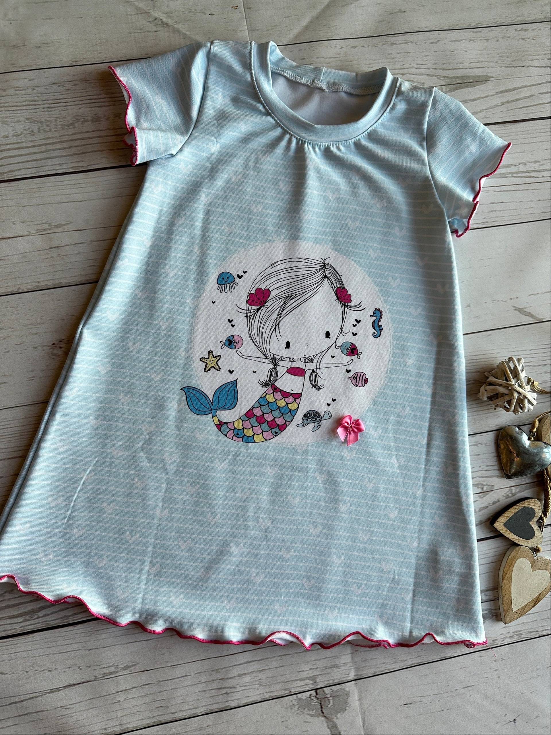 Kleidchen „Kleine Meerjungfrau" Gr. 92 von MadeForMailin