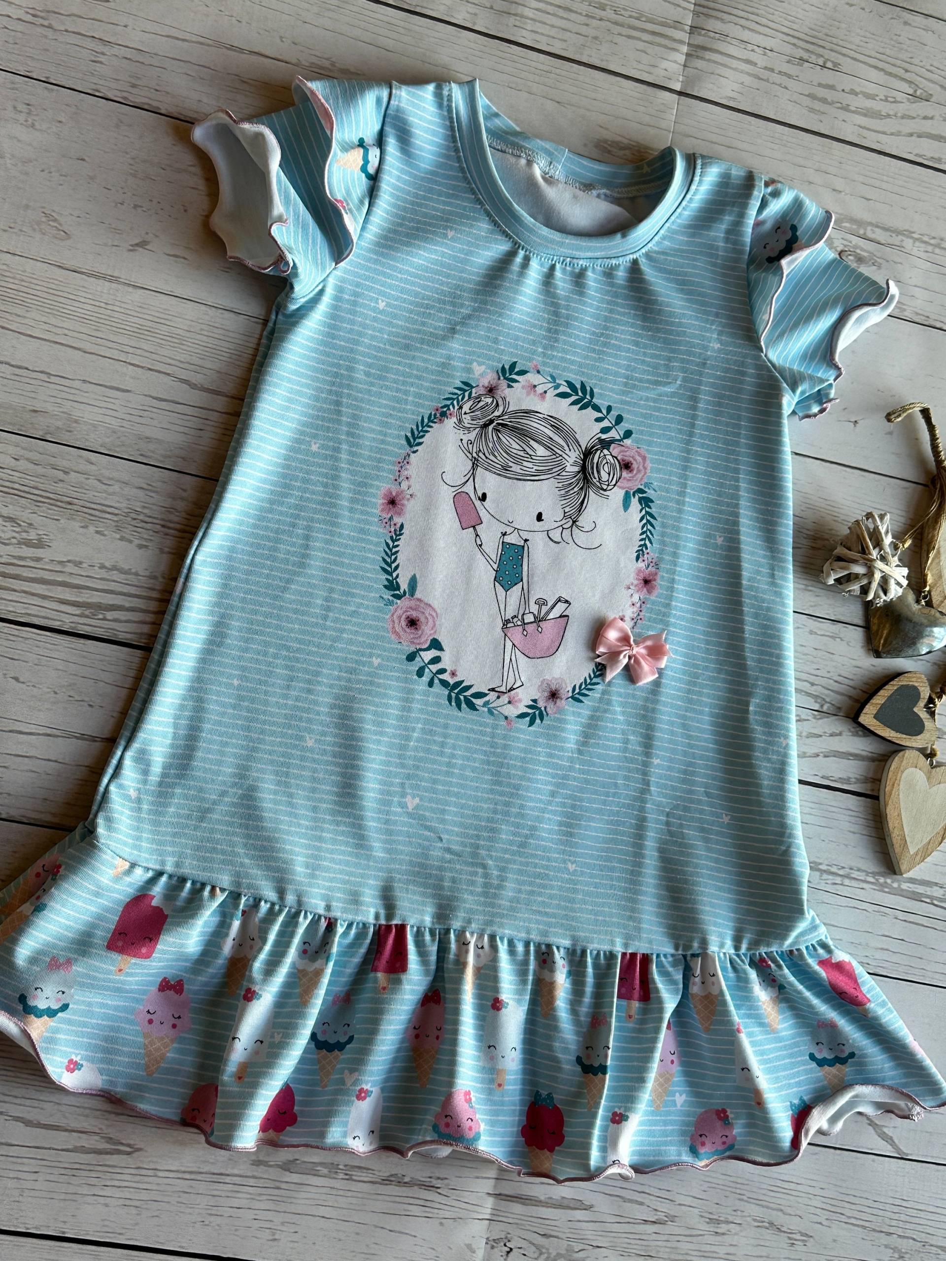 Kleidchen „strandmädel" Gr. 104 von MadeForMailin