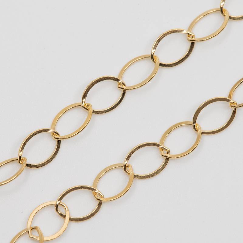 14K Gold Fill 32-Zoll-Kette Mit Karabinerverschluss - 8.8x6.6 Mm Oval Links Alle Längen Erhältlich, C26 14K Gold Fill 32-Zoll-Kette Mit Karabinerverschluss - 8.8x6.6 Mm Oval Links Alle Längen Erhältlich, C26 von MadeOfMetal