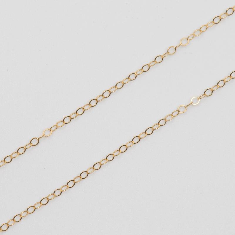 15 Fuß - 14K Gold Filled Kabelkette Benutzerdefinierte Längen Verfügbar, Hergestellt in Den Usa, Kg1 von MadeOfMetal