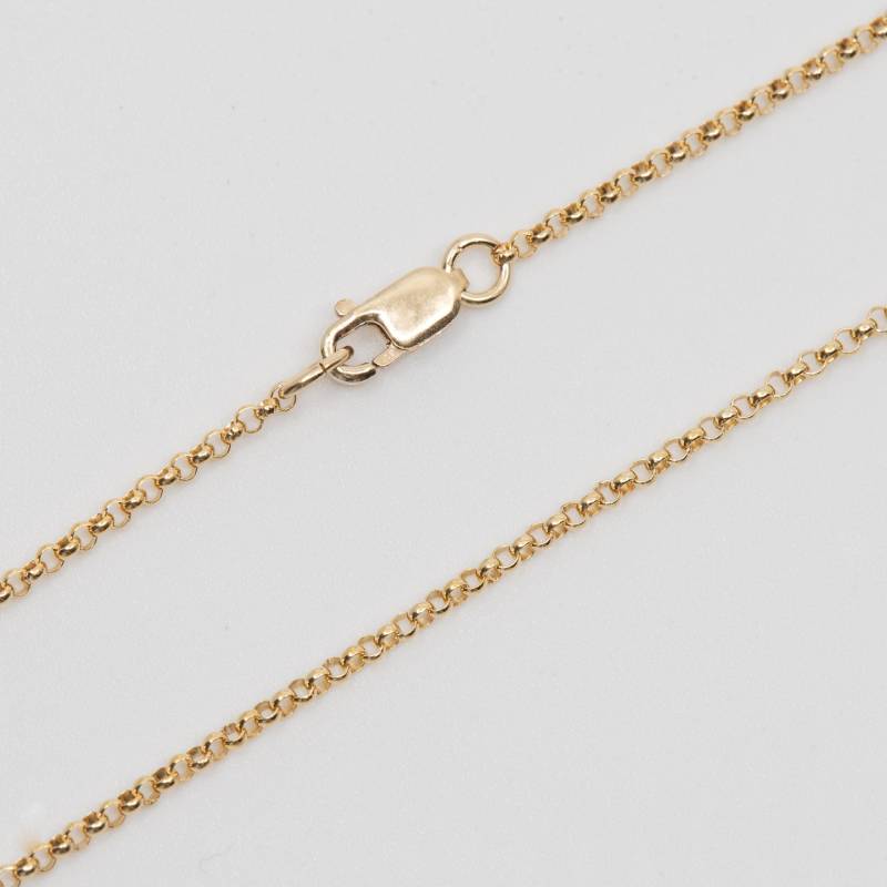 17-Zoll-14K Gold Filled 1, 4 Mm Rolo-Kette Mit Karabinerverschluss - Alle Längen Erhältlich, C22 17-Zoll-14K Gold Filled 1, 4 Mm Rolo-Kette Mit Karabinerverschluss - Alle Längen Erhältlich, C22 von MadeOfMetal