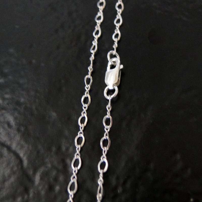 18-Zoll-sterling Silber 3.2x2.1 Mm Abbildung 8 Halskette, C53 von MadeOfMetal