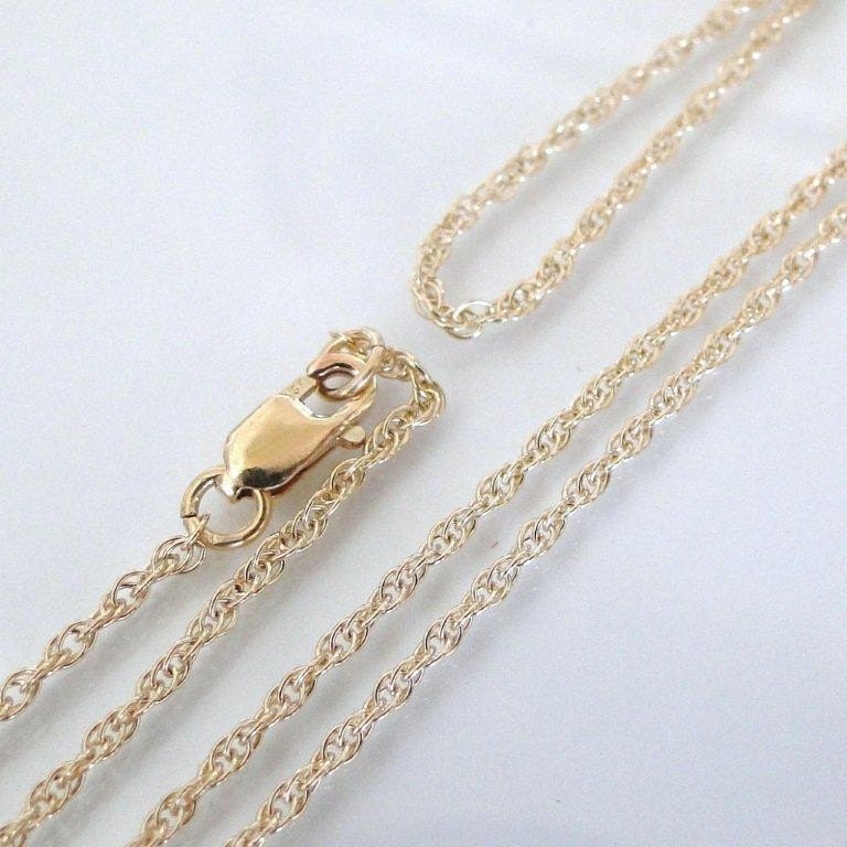 20 Zoll - 14K Gold Filled 1, 3 Mm Seilkette Mit Verschluss Benutzerdefinierte Längen Erhältlich, Hergestellt in Den Usa/Italien, C21 20 Zoll - 14K Gold Filled 1, 3 Mm Seilkette Mit Verschluss Benutzerdefinierte Längen Erhältlich, Hergestellt in Den Usa/Italien, C21 von MadeOfMetal