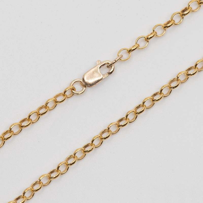 20-Zoll-Gold Gefüllte Erbskette 3, 3 X 2, 8 Mm Halskette Mit Karabinerverschluss - Auf Wunsch Länge Erhältlich, C1 20-Zoll-Gold Gefüllte Erbskette 3, 3 X 2, 8 Mm Halskette Mit Karabinerverschluss - Auf Wunsch Länge Erhältlich, C1 von MadeOfMetal