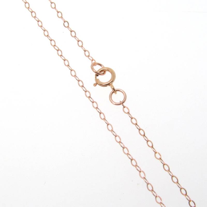 20-Zoll-Rosegold Filled Kabelkettenhalskette - Benutzerdefinierte Längen Erhältlich von MadeOfMetal