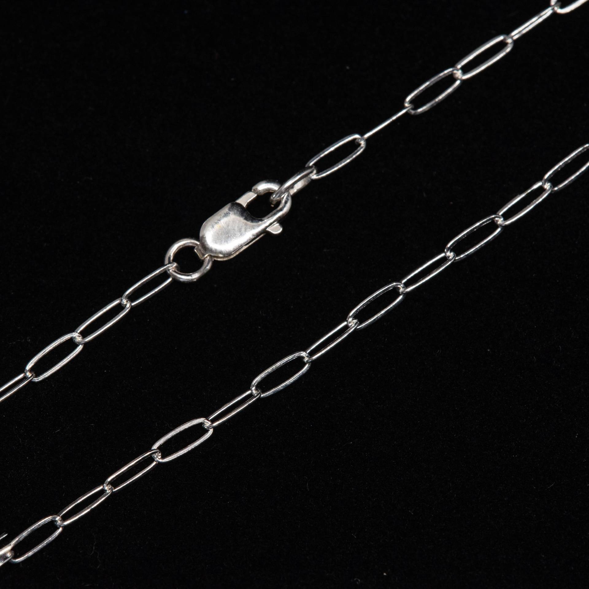 20-Zoll-sterlingsilber 5x2mm Gezogene Kabelkettenhalskette Mit Karabinerverschluss - Benutzerdefinierte Längen Erhältlich, C47 von MadeOfMetal