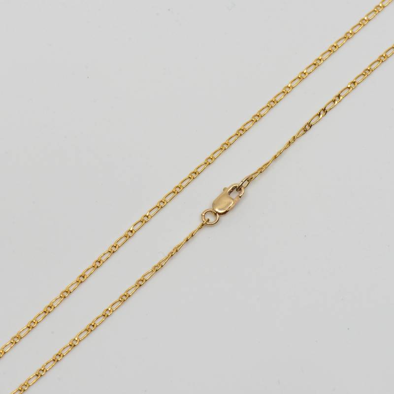 22-Zoll-Gold Filled 1, 5 Mm Figarokette Mit Karabinerverschluss - Benutzerdefinierte Längen Erhältlich, C8 von MadeOfMetal