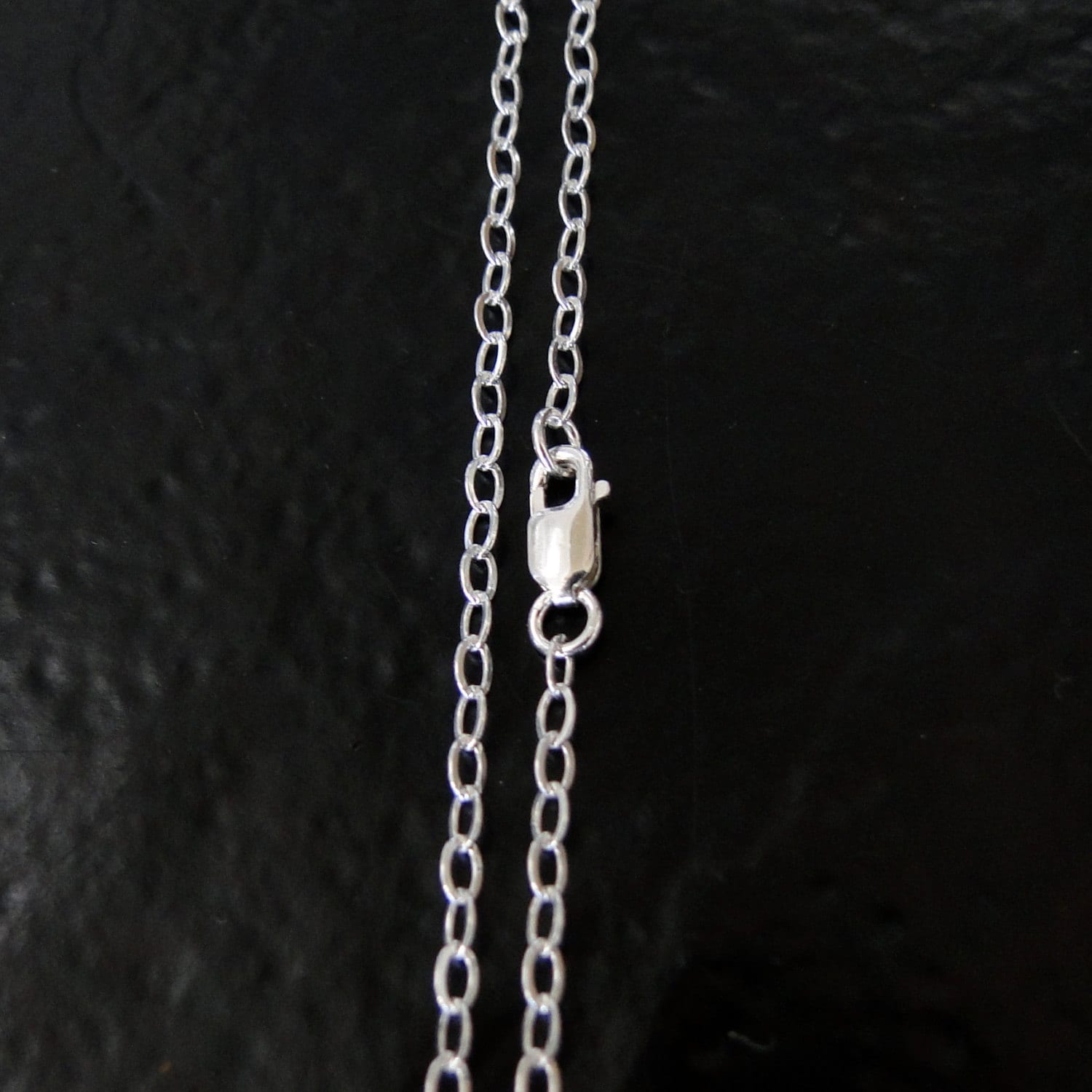 22 Zoll Sterling Silber 2, 3mm Runde Flache Kabelkette, Made in Usa/Italien, C43 von MadeOfMetal