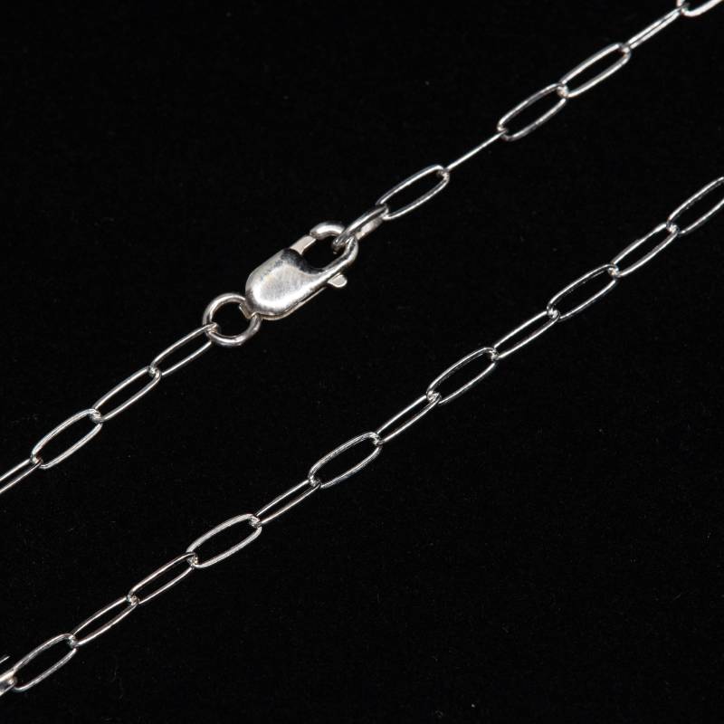 22-Zoll-sterlingsilber 5x2mm Gezogene Kabelkettenhalskette Mit Karabinerverschluss - Benutzerdefinierte Längen Erhältlich, C47 22-Zoll-sterlingsilber 5x2mm Gezogene Kabelkettenhalskette Mit Karabinerverschluss - Benutzerdefinierte Längen Erhältlich, C47 von MadeOfMetal