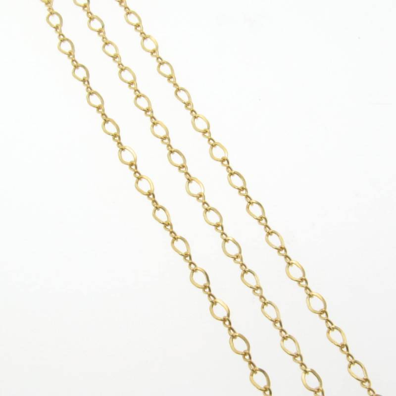 30-Zoll-Gold Gefüllt 3 X 2 Mm Abbildung 8 Halskette Mit Verschluss - Individuelle Längen Erhältlich, C9 von MadeOfMetal