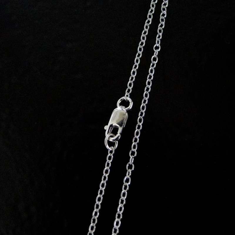 30-Zoll-Halskette Aus Massivem Sterlingsilber Mit Rundem Kabel - Benutzerdefinierte Längen Erhältlich, Hergestellt in Den Usa/Italien, C45 von MadeOfMetal