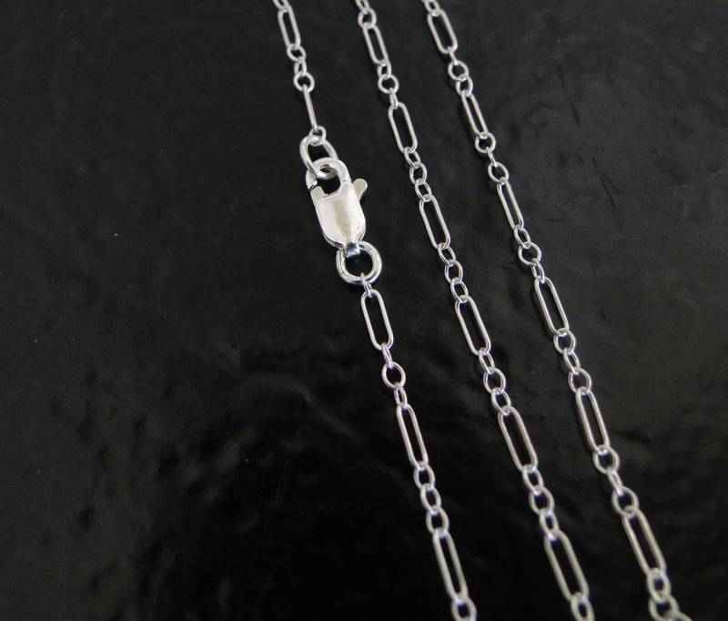 36-Zoll-sterling Silber Lange Und Kurze Kette Mit Karabinerverschluss - Benutzerdefinierte Längen Verfügbar, Hergestellt in Den Usa/Italien, C55 36-Zoll-sterling Silber Lange Und Kurze Kette Mit Karabinerverschluss - Benutzerdefinierte Längen Verfügbar, Hergestellt in Den Usa/Italien, C55 von MadeOfMetal