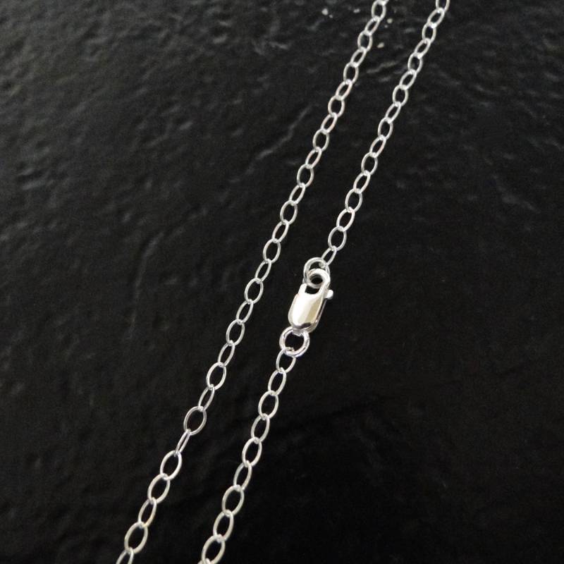 36-Zoll-925-Silber-Halskette, 3 X 2 Mm, Mit Karabinerverschluss, C40 von MadeOfMetal