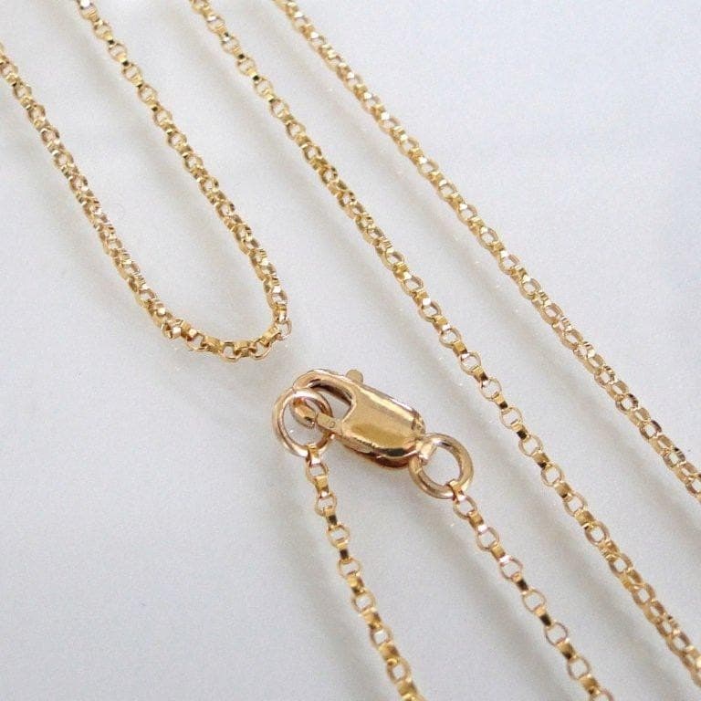 Beliebige Länge 14K Gold Filled 1.1 Mm Rolo Halskette Mit Karabinerverschluss, C24 Beliebige Länge 14K Gold Filled 1.1 Mm Rolo Halskette Mit Karabinerverschluss, C24 von MadeOfMetal