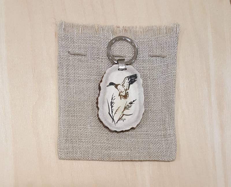 Ente Jagd Geschenk Gravur Schlüsselanhänger Für Jäger Custom Weihnachten Männer Tier Schlüsselring Haustier Liebhaber Unikat Herren von MadeWithLoveByAleksi