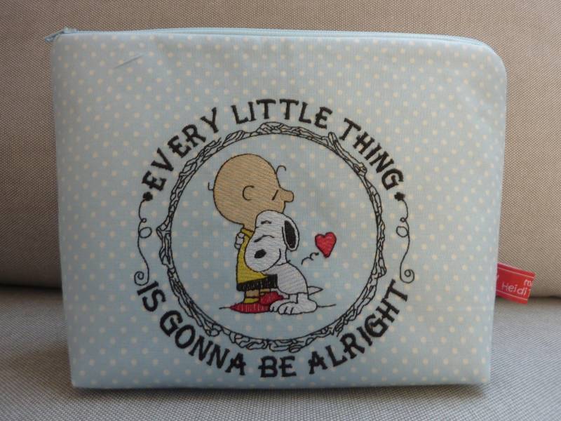 Alles Wird Wieder Gut Snoopy Und Charly Brown Kosmetiktasche Comic von MadebyHeidiRohrmoser