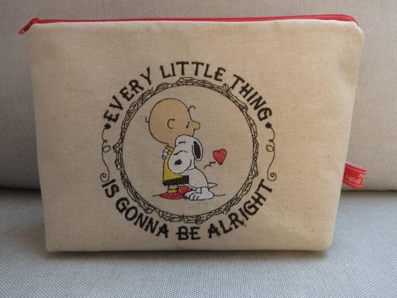 Alles Wird Wieder Gut Snoopy Und Charly Brown Kosmetiktasche Comic von MadebyHeidiRohrmoser