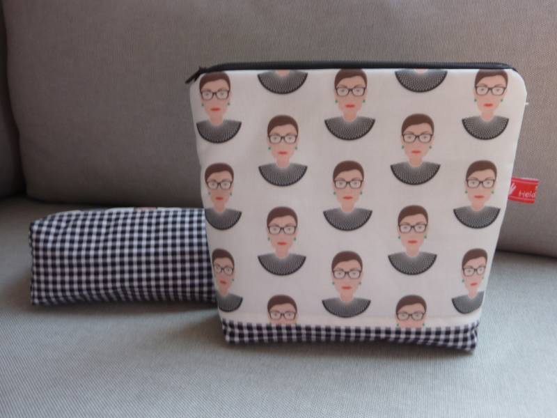 Kosmetiktasche Ruth Bader Ginsburg Stiftetasche Richterin von MadebyHeidiRohrmoser