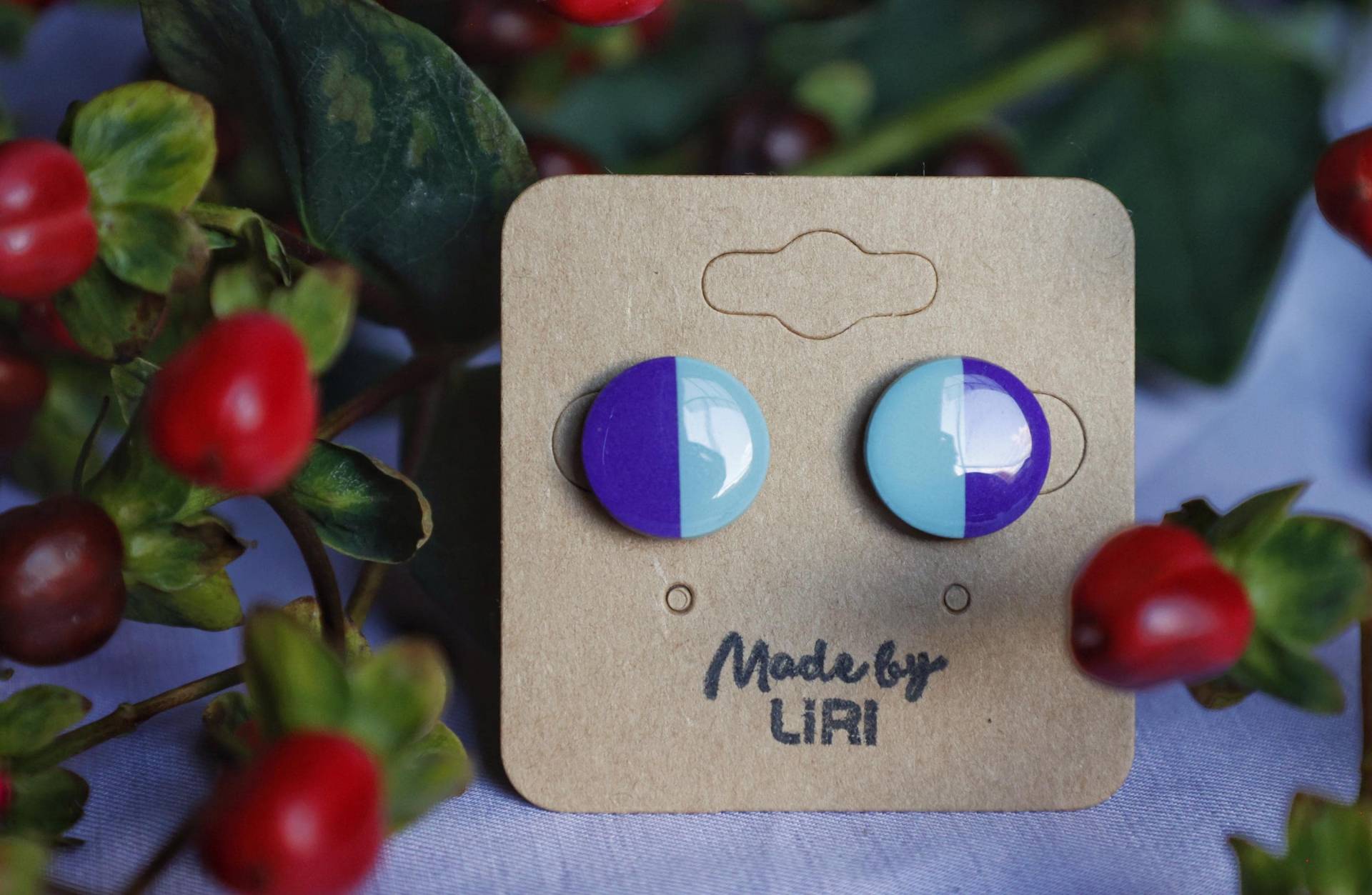 Ohrstecker Maxi Colour-Blocking - Verschiedene Varianten | 925Er Sterling Silber Ohrstecker Maxi Colour-Blocking - Verschiedene Varianten | 925Er Sterling Silber von MadebyLiri