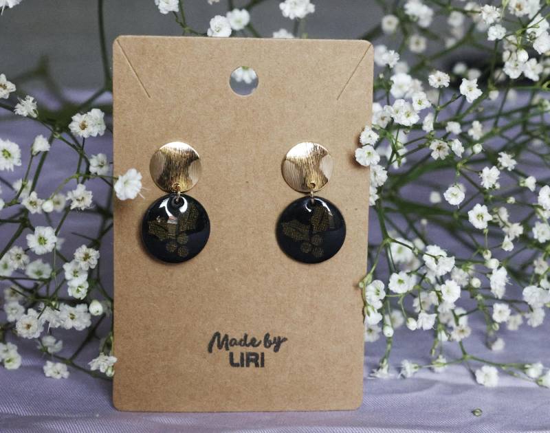 statement-Ohrringe Rund Weihnachten Verschiedene Varianten von MadebyLiri