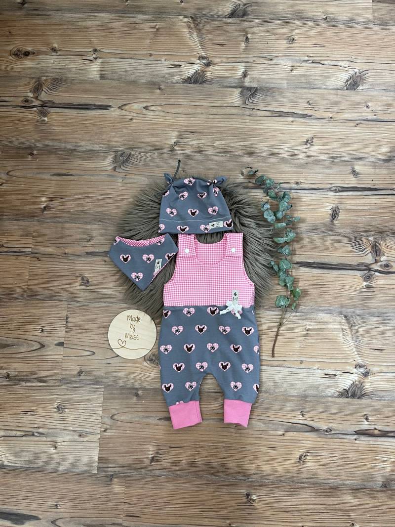 strampler Tracht Rosa von MadebyMeise