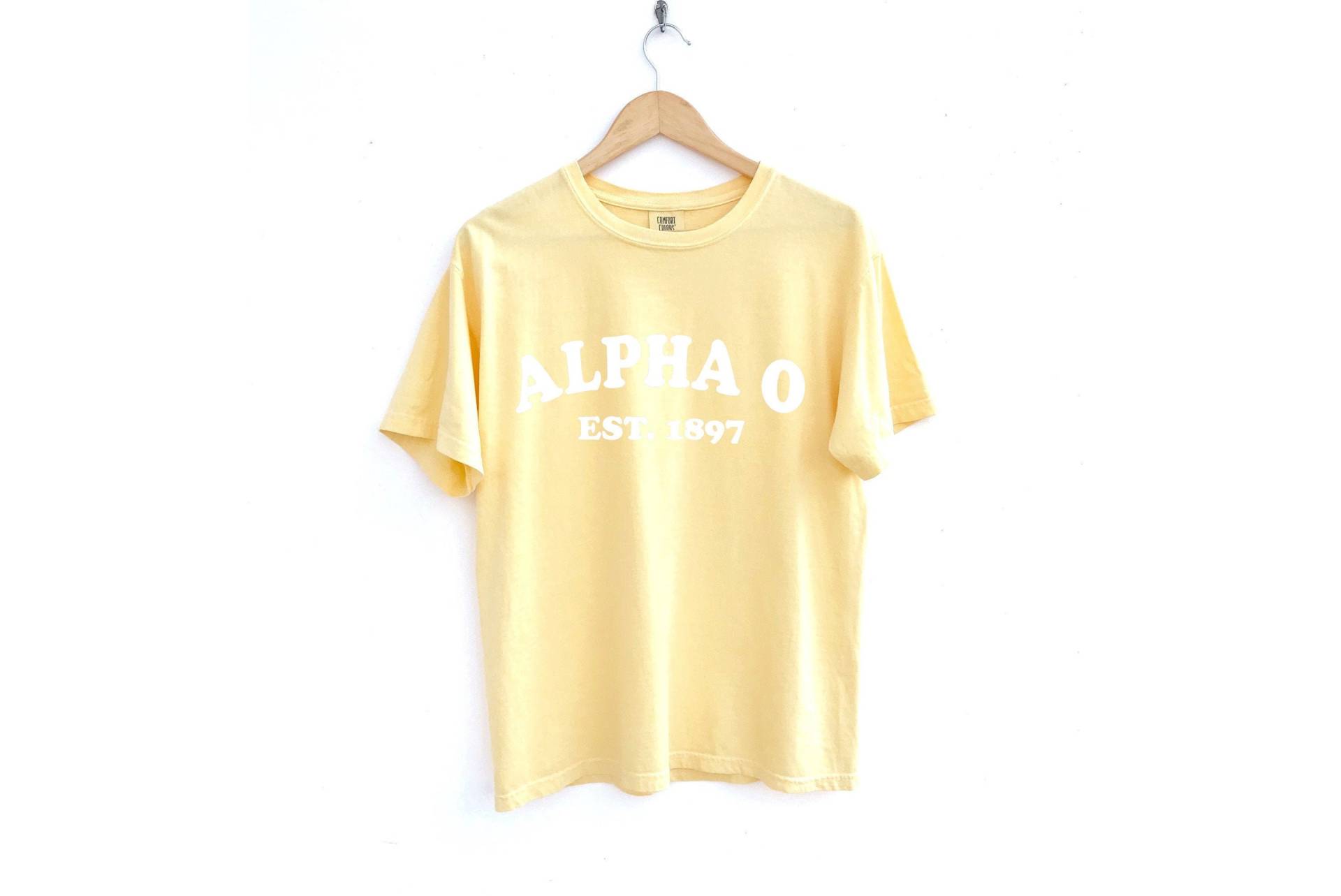 Alpha Omicron Pi/Bubbly Arch Sorority Shirt Comfort Colors Weitere Farben Verfügbar von MadebyMollzShop