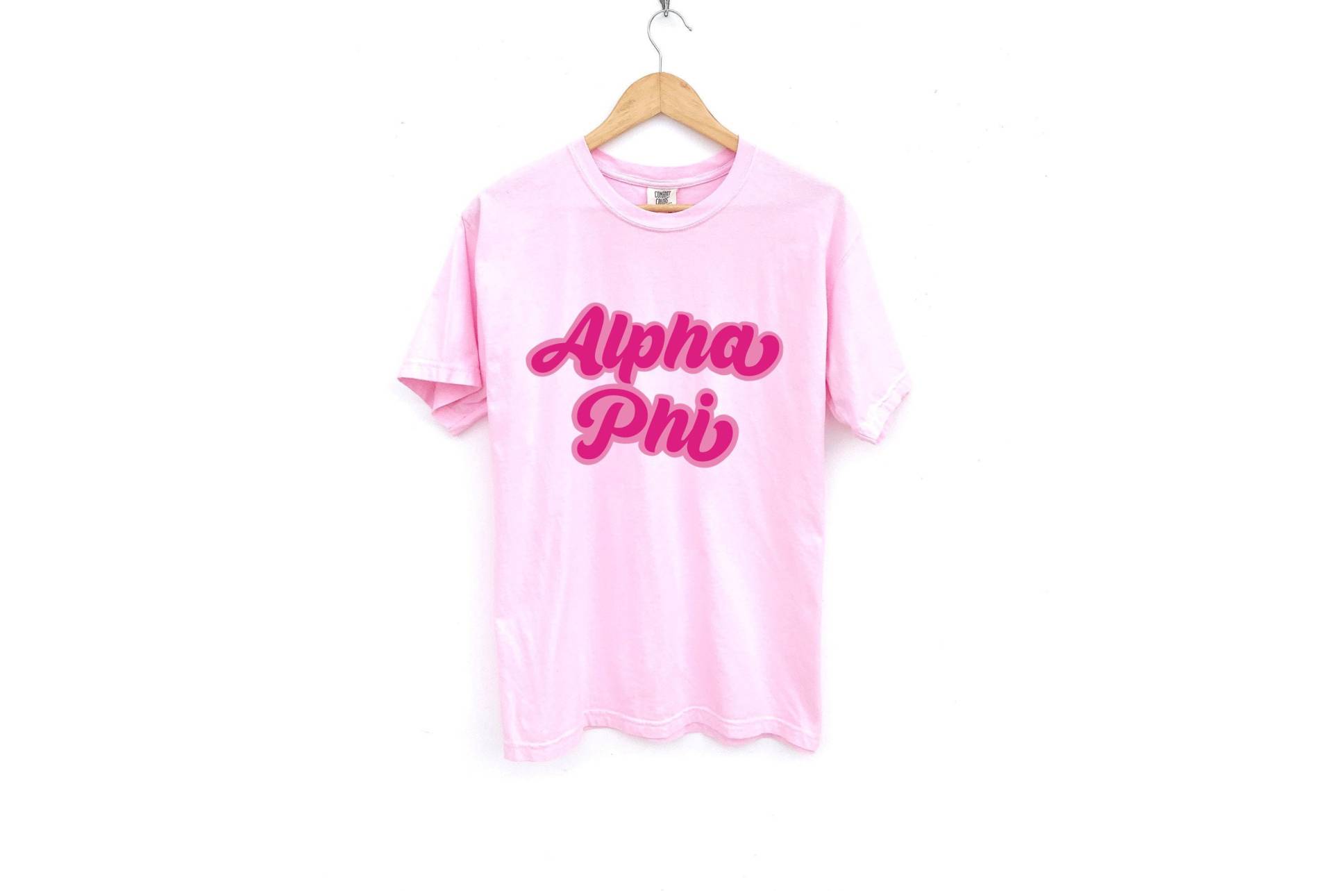 Alpha Phi/Rosa Double Bubble Sorority Shirt Comfort Colors Blossom von MadebyMollzShop