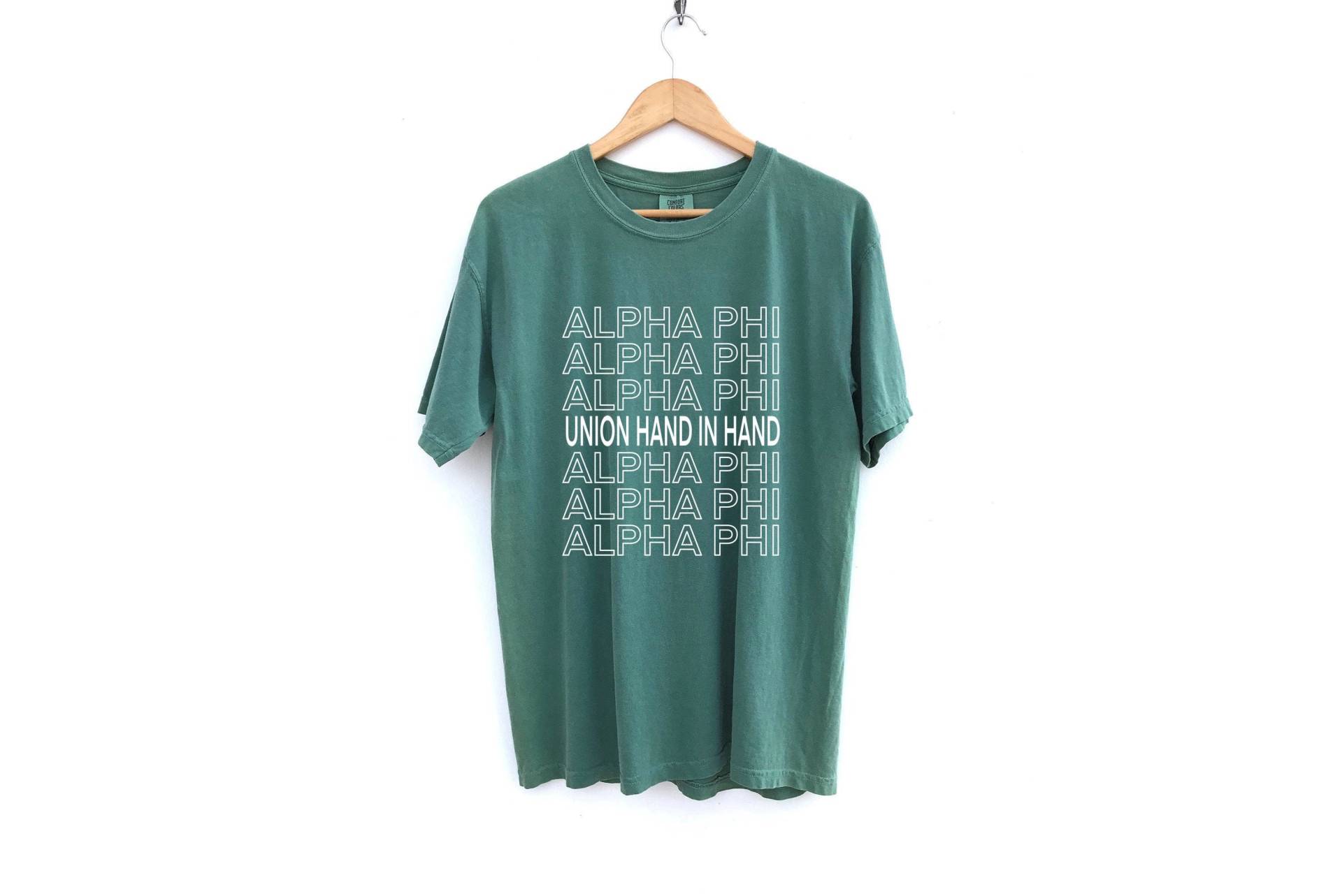 Alpha Phi/Sorority Phrase Shirt Motto Comfort Colors Weitere Farben Verfügbar von MadebyMollzShop