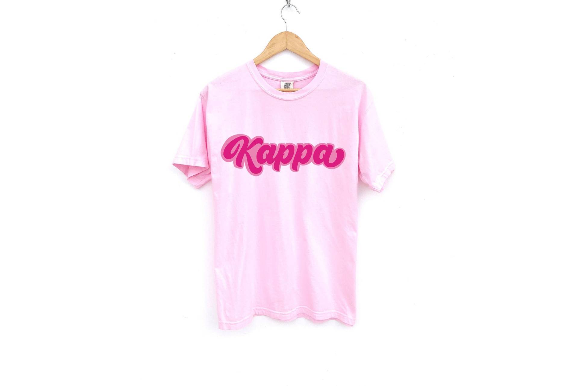 Kappa Gamma/Rosa Double Bubble Sorority Shirt Comfort Colors Blossom von MadebyMollzShop