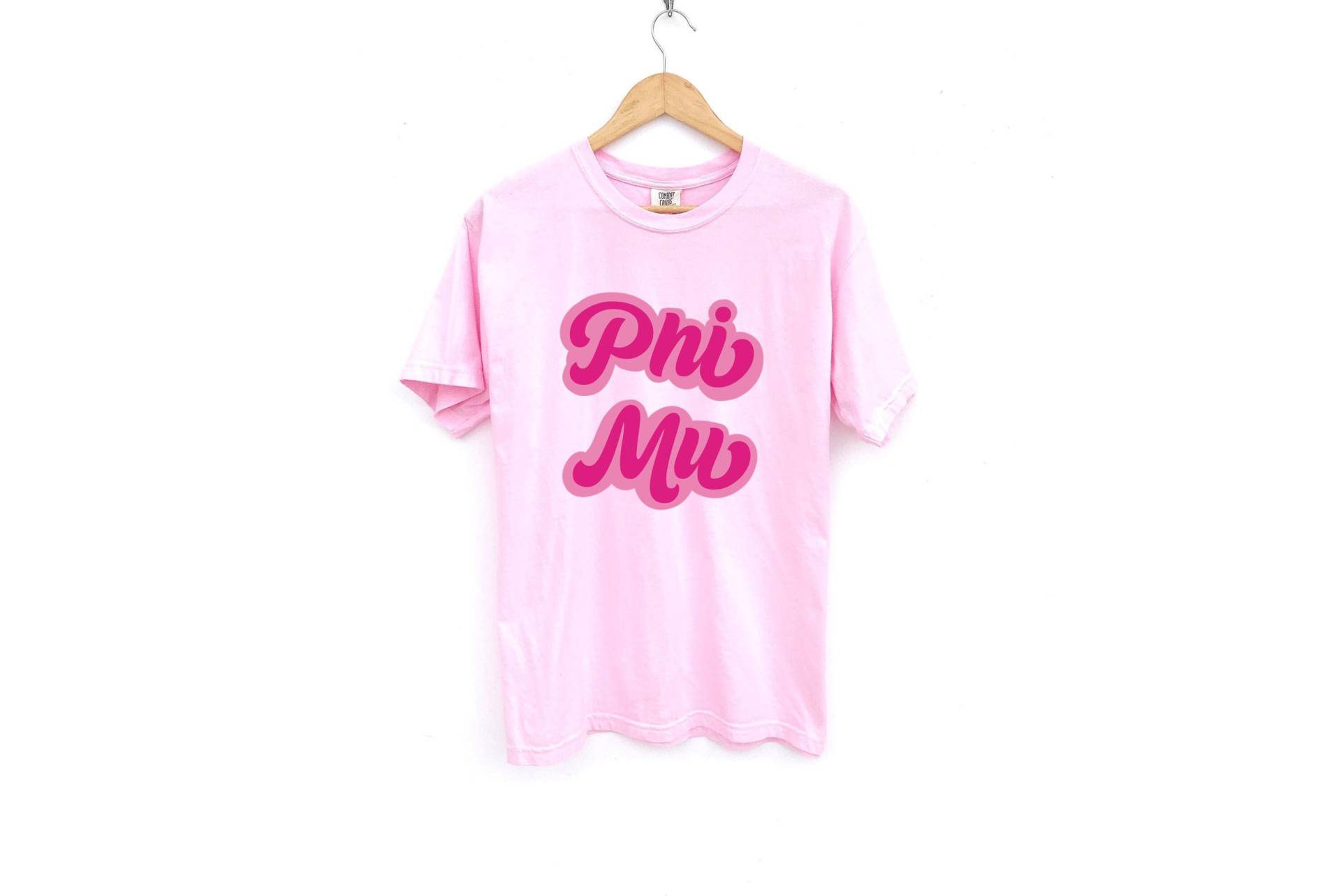 Phi Mu/Rosa Double Bubble Sorority Shirt Comfort Colors Blossom von MadebyMollzShop