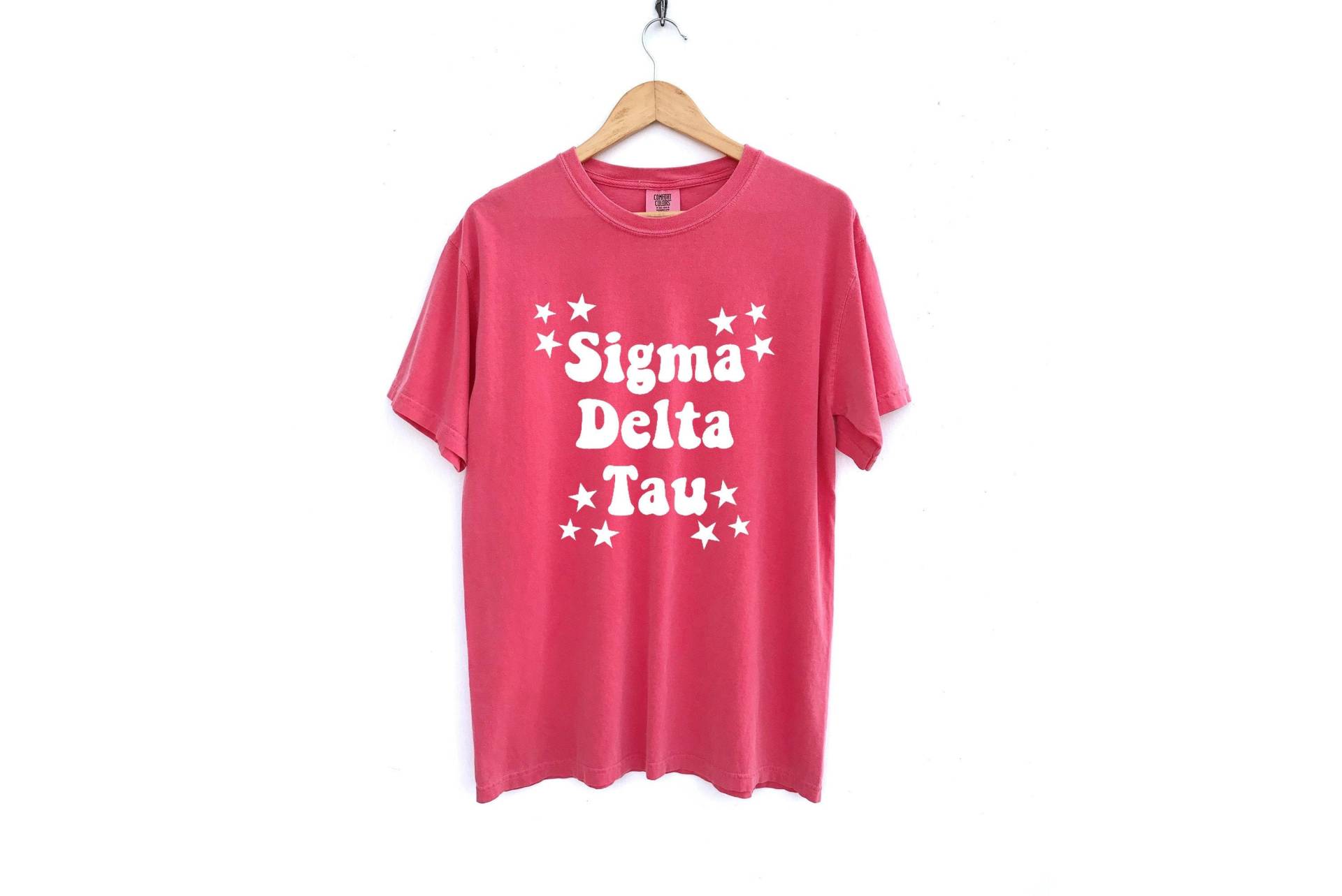 Sigma Delta Tau/Sehende Sterne Sorority Shirt Comfort Colors Weitere Farben Verfügbar von MadebyMollzShop