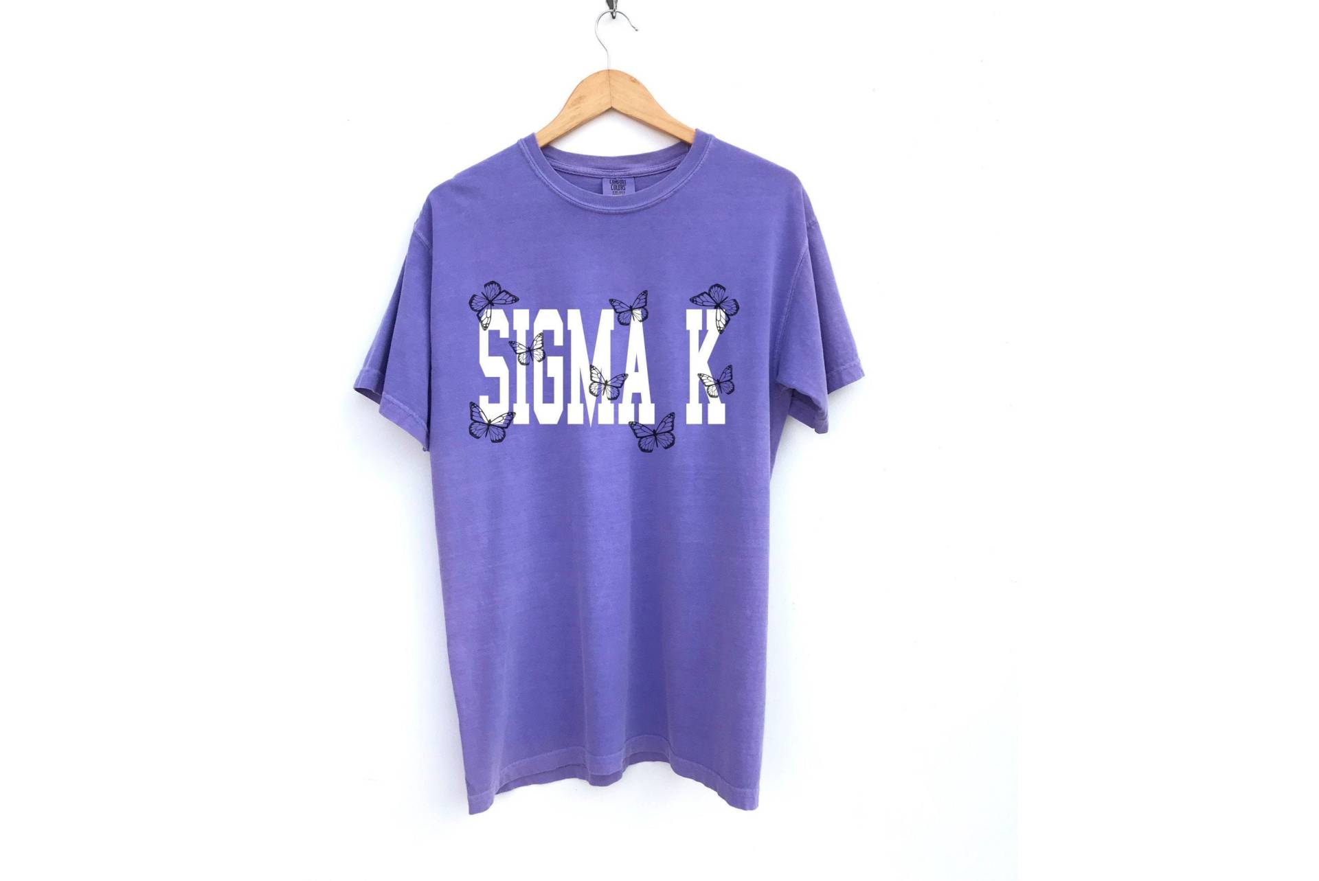 Sigma Kappa/K The Keely Butterfly Sorority Shirt Comfort Colors Weitere Farben Verfügbar von MadebyMollzShop