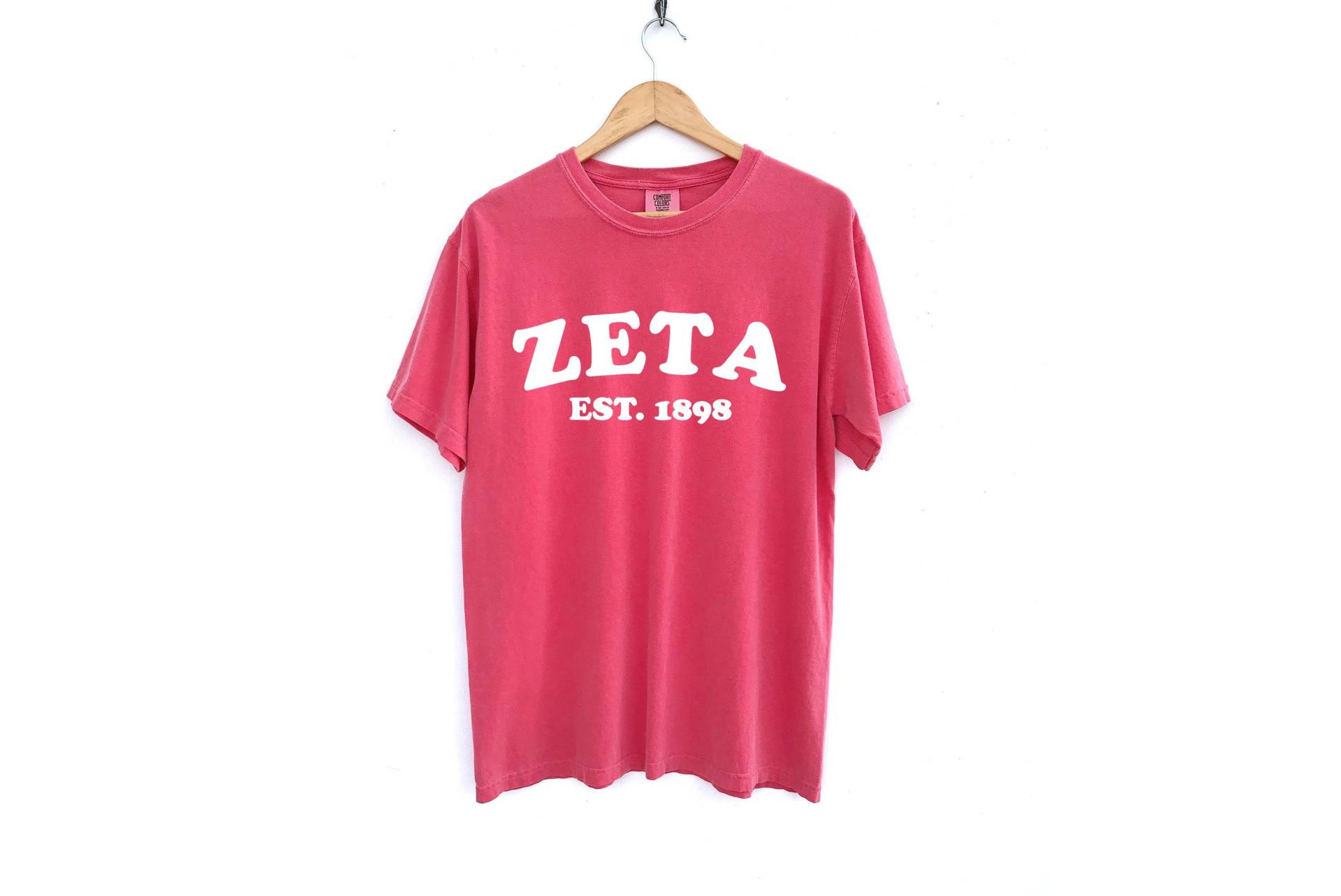 Zeta Tau Alpha/Bubbly Arch Sorority Shirt Comfort Colors Weitere Farben Verfügbar von MadebyMollzShop