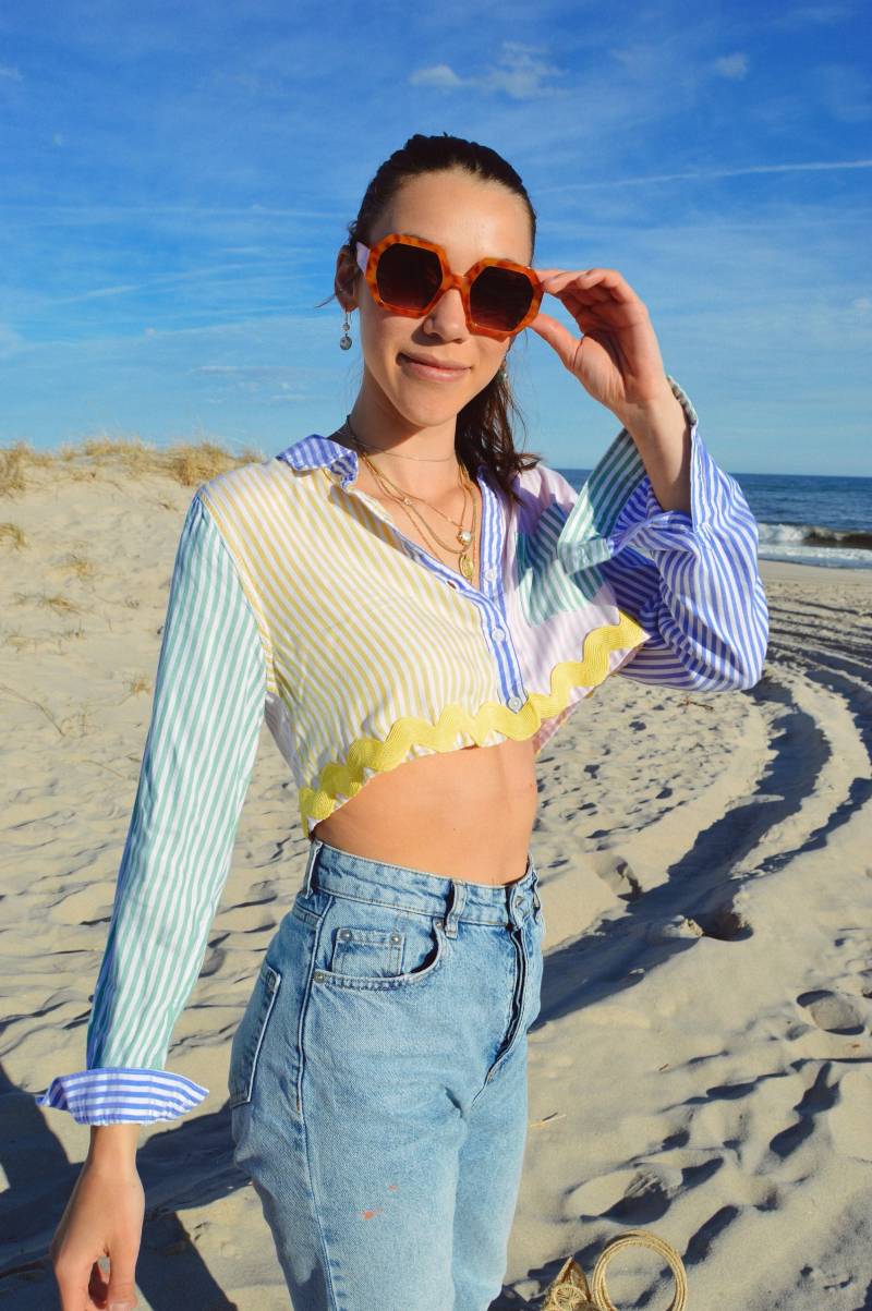 Upcycled Pastell Button Down Upcycled Pastell Button Down von MadebyTaylorNeill