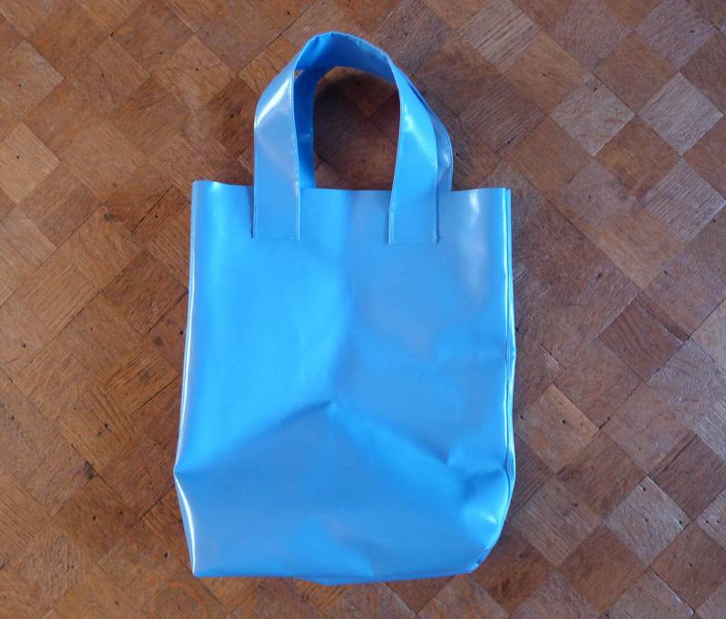 Blaue Tragetasche/Handmade Shopper Made in Rotterdam von MadeinRotterdam