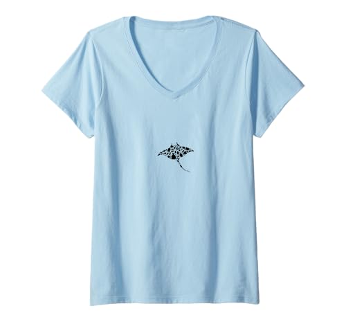 Damen Statement Ocean Garbage Animals T-Shirt mit V-Ausschnitt Damen Statement Ocean Garbage Animals T-Shirt mit V-Ausschnitt von Madeiradesigns