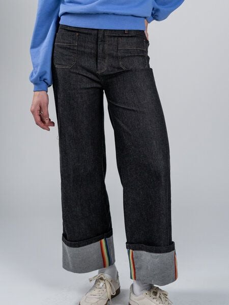 Mademoiselle YéYé Jeans Hose mit geradem Bein aus Bio-Baumwolle von Mademoiselle YéYé