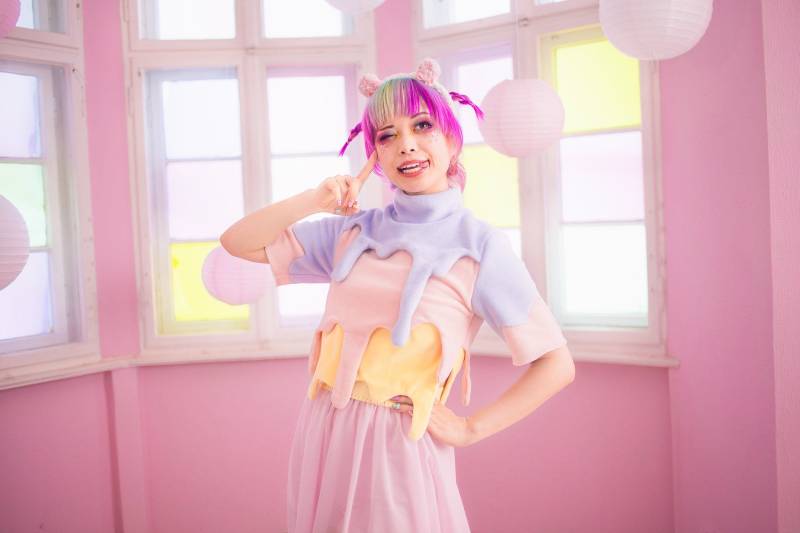 Melierter Rollkragenpullover von MademoiselleOpossum