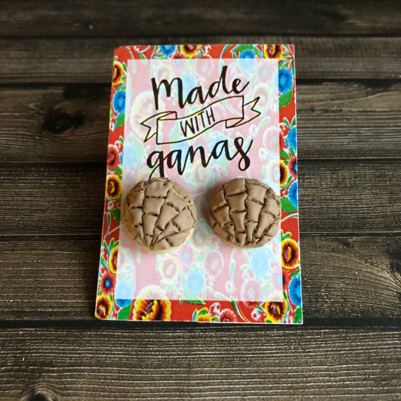 Schokoladen Concha Ohrringe von MadewithGanas