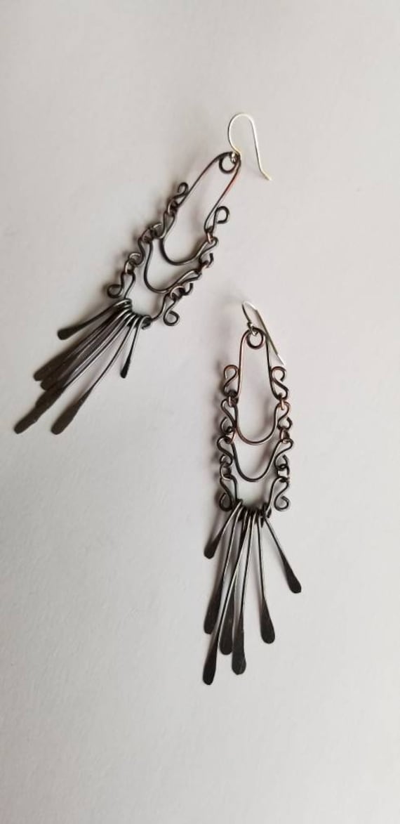 Kupfer Boho Ohrringe Kupfer Boho Ohrringe von MadiJAXmetals