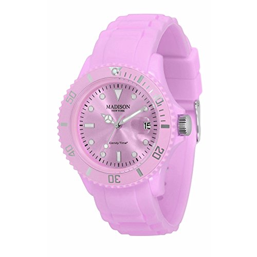 Pastell Lila Madison New York Candy Time Unisex Armbanduhr von MADISON NEW YORK