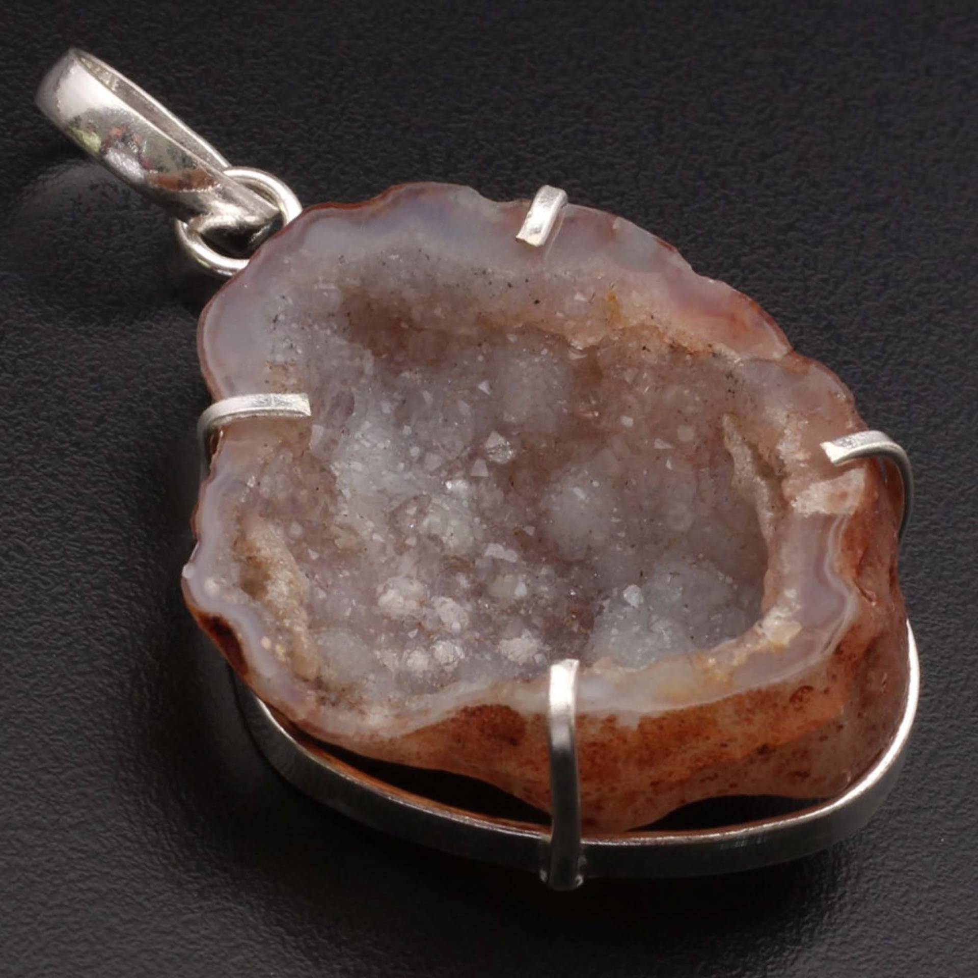 Achat Geode Druzy Anhänger Edelstein Geschenk Für Sie & 925 Sterling Versilbert Schmuck Xy360 von MadonnaJewellery