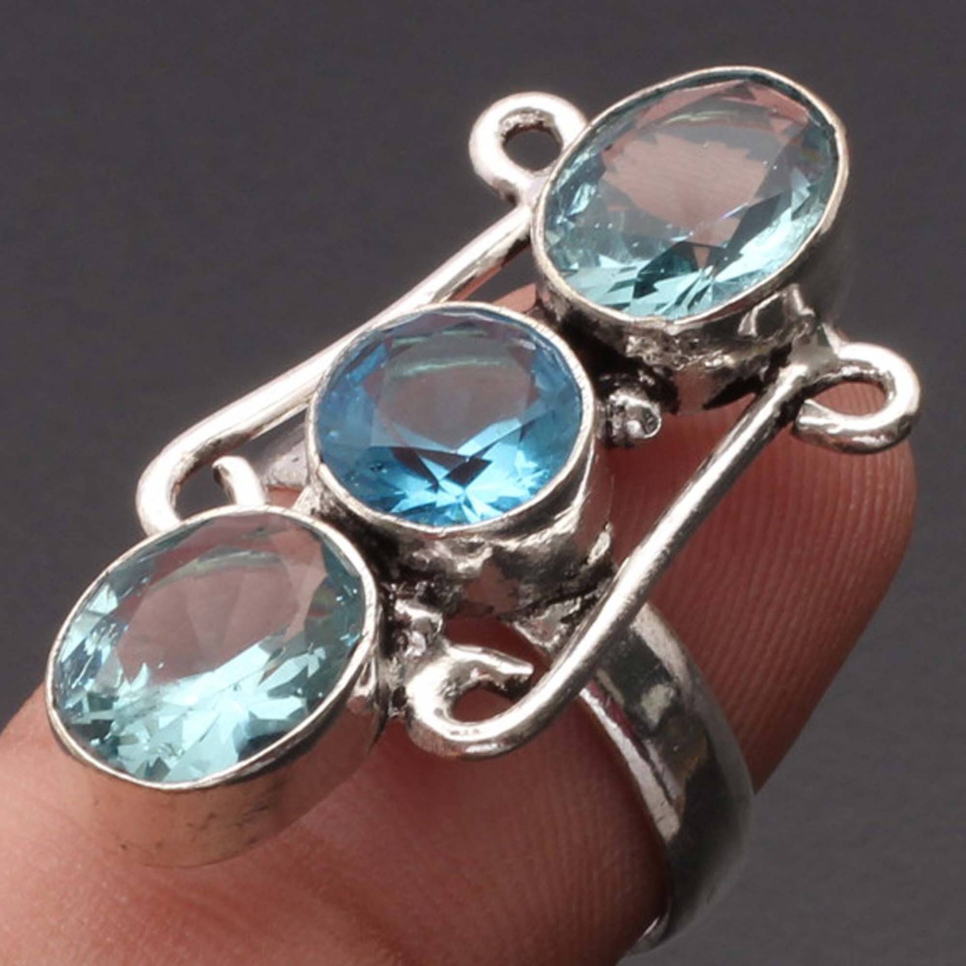 Blauquarz Edelstein Ring Geschenk Für Ihn 925 Sterling Silber Überzogene Schmuck Sie Ringgröße 7 Xy222 Blauquarz Edelstein Ring Geschenk Für Ihn 925 Sterling Silber Überzogene Schmuck Sie Ringgröße 7 Xy222 von MadonnaJewellery