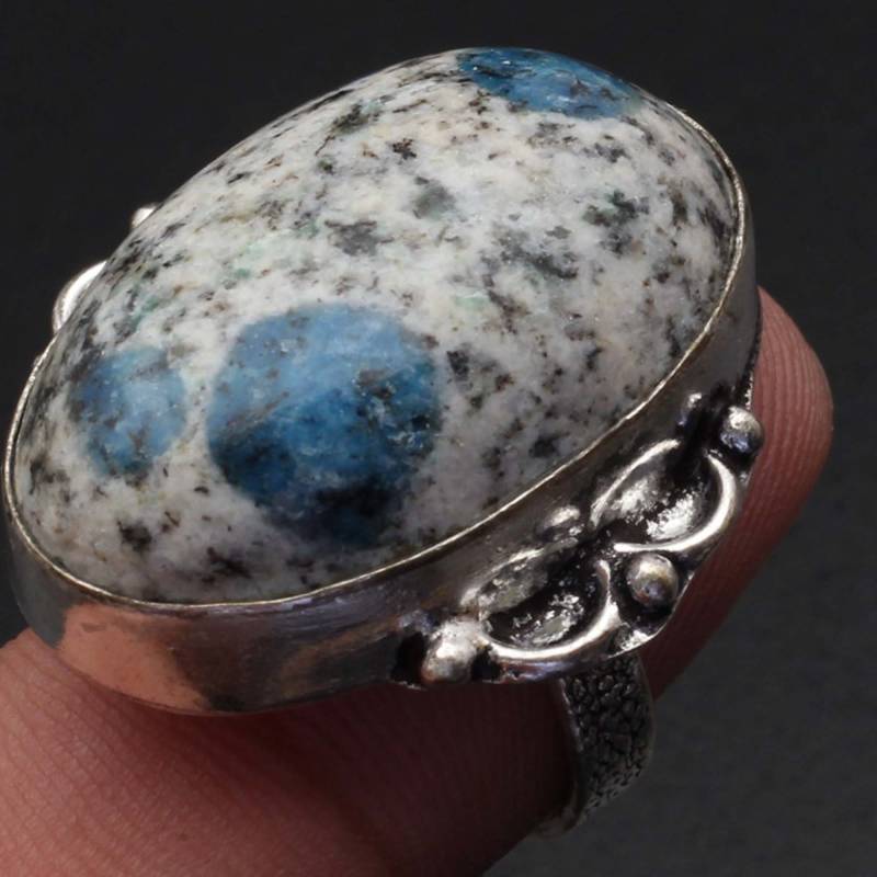 K2 Blau Wundervoller Ring Schmuck Frau Geschenk Für Sie Edelstein Modeschmuck Mädchen Xy490 von MadonnaJewellery