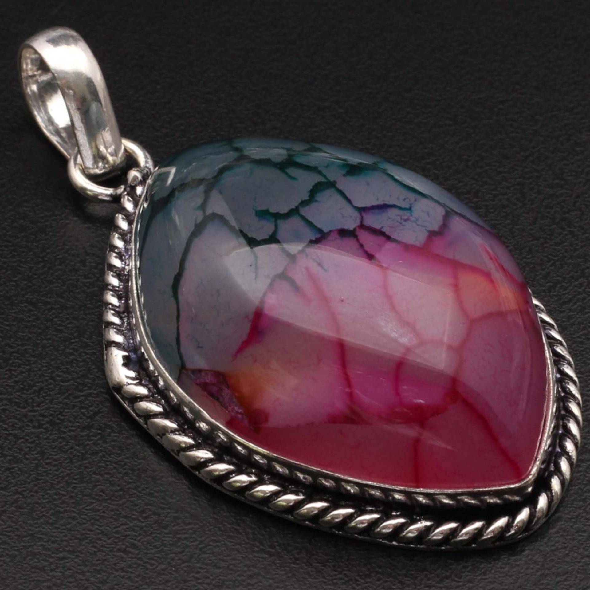 Regenbogen Scheibe Anhänger Edelstein Geschenk Für Sie & 925 Sterling Silber Überzogene Schmuck Xy363 Regenbogen Scheibe Anhänger Edelstein Geschenk Für Sie & 925 Sterling Silber Überzogene Schmuck Xy363 von MadonnaJewellery