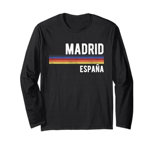 Madrid Spanien Souvenir España Skyline Reise Männer Frauen Langarmshirt von Madrid Spain Souvenir Skyline