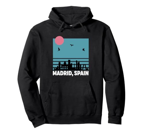 Madrid Spanien Souvenir España Skyline Reise Männer Frauen Pullover Hoodie von Madrid Spain Souvenir Skyline