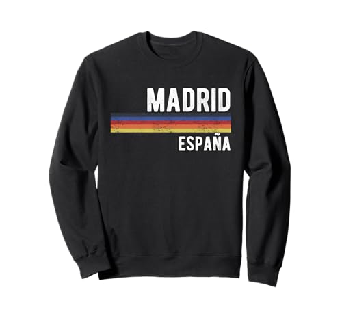 Madrid Spanien Souvenir España Skyline Reise Männer Frauen Sweatshirt von Madrid Spain Souvenir Skyline