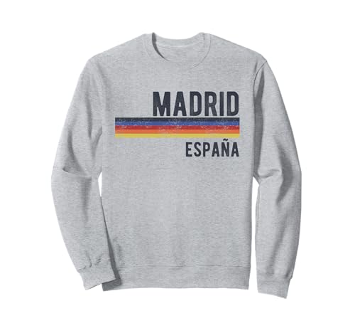 Souvenir aus Madrid Spanien Skyline Männer Frauen España Urlaub Sweatshirt von Madrid Spain Souvenir Skyline
